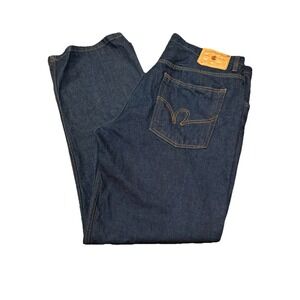 Rocawear Jeans Men's 40x34 Dark J-9969 Loose Baggy Straight Denim Hip Hop Skater